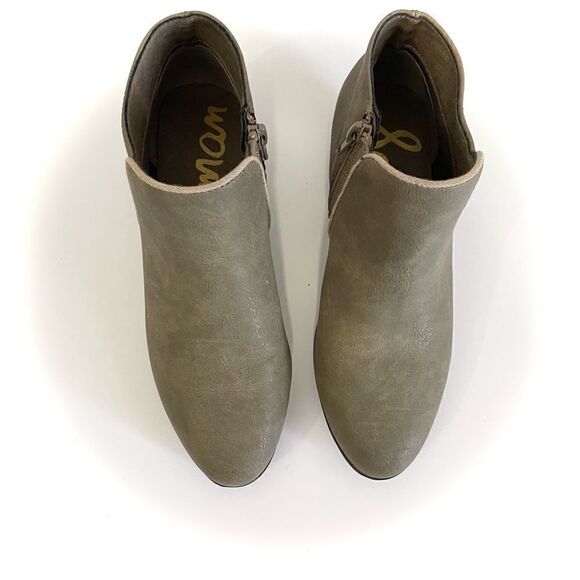 🚨4/$25 Sam Edelman Petty Bootie Taupe Ankle Boots Size 4 - Picture 2 of 8